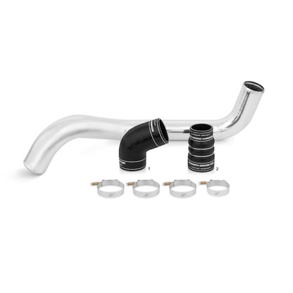 Mishimoto Hot-Side Intercooler Pipe & Boot - Black 11+ Chevrolet/GMC 6.6L MMICP-DMAX-045HBK Photo - Primary