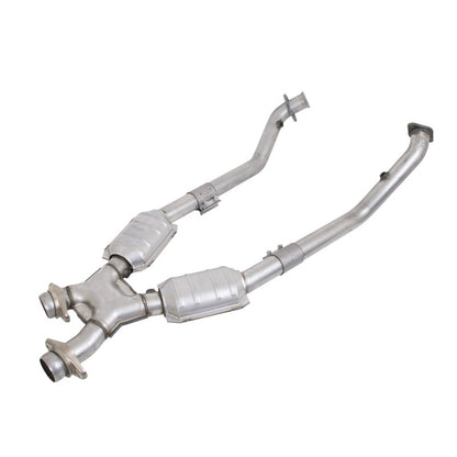 BBK Performance 99-04 Mustang 4.6L 2.5 X-Pipe W/ Converters 1670 Photo - Primary