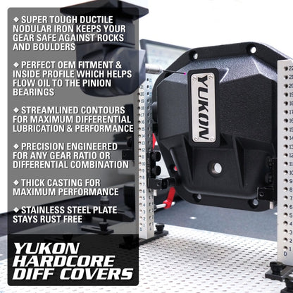 Yukon Gear & Axle Yukon Gear Hardcore Diff Cover for 8.8in Ford YHCC-F8.8 YHCC-F8.8 Photo - Unmounted