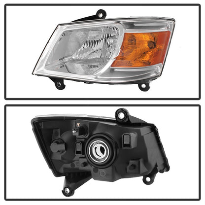 SPYDER xTune Dodge Grand Caravan 08-10 Driver Side Headlight -OEM Left HD-JH-DGC08-OE-L 9035180 9035180 Photo - Unmounted