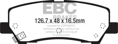 EBC  15+ Ford Mustang 2.3 Turbo Redstuff Rear Brake Pads 0QRU8 DP33041C Photo - Primary