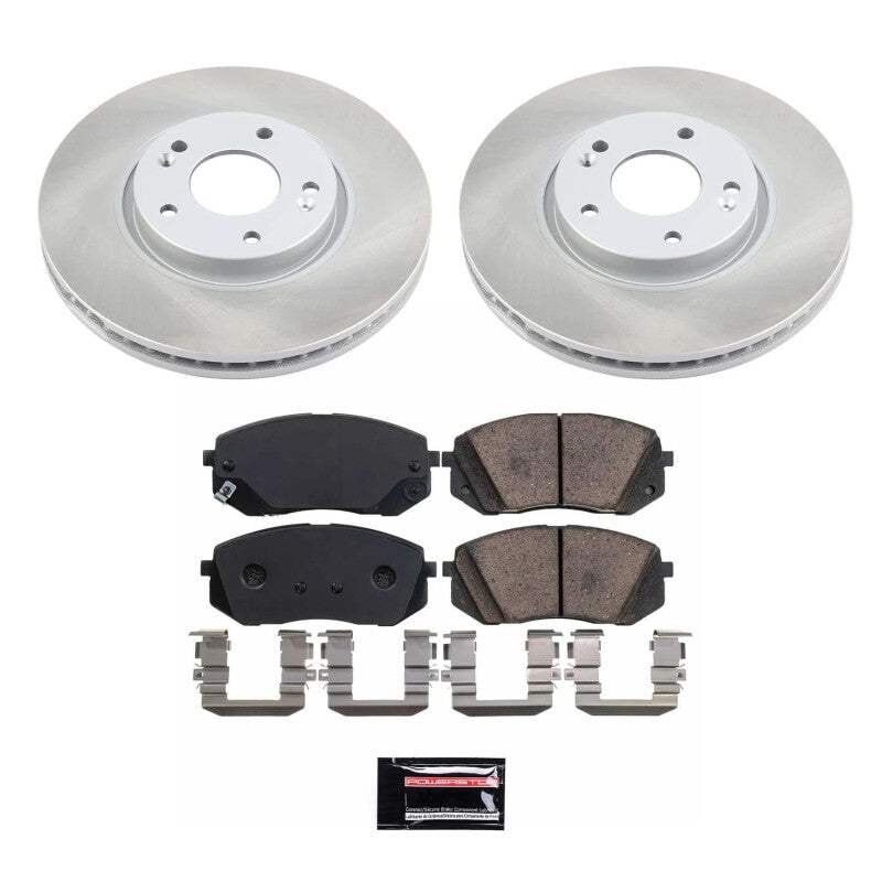 PowerStop Power Stop 2017 Kia Optima Front Semi-Coated Rotor Kit SC8621 SC8621 Photo - Primary