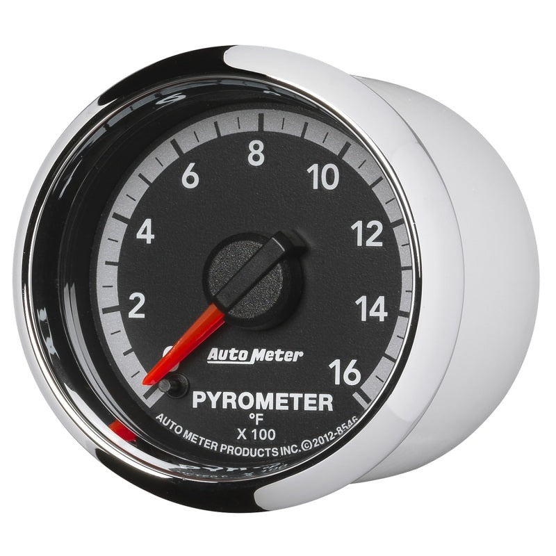 Autometer 2-1/16" Pyrometer, 0-1600 °F, Stepper Motor, Gen 4 Dodge Factory Match 8546 User 2