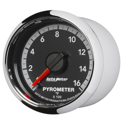 Autometer 2-1/16" Pyrometer, 0-1600 °F, Stepper Motor, Gen 4 Dodge Factory Match 8546 User 2