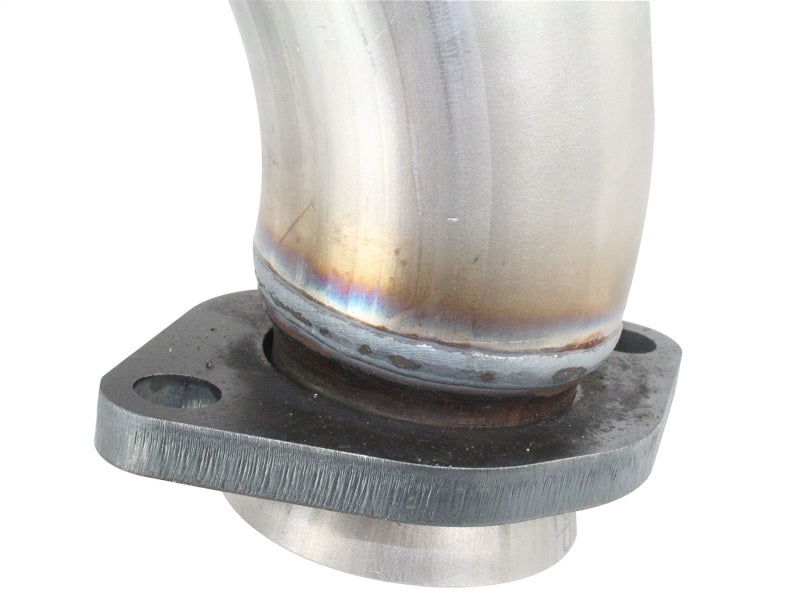 aFe  POWER Twisted Steel Loop Delete Down-Pipe 2-1/2" SS Exhaust System 48-46209 Photo - Unmounted