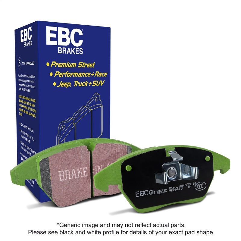 EBC Disc Brake Pad Set DP21329 Photo - Unmounted