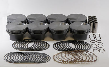 Mahle MS Piston Set BBC Mar 509ci 4.50in Bore 4in Stroke 6.135in Rod 0.990 Pin -3cc 9.0 CR Set of 8 930077100 930077100 Photo - Primary