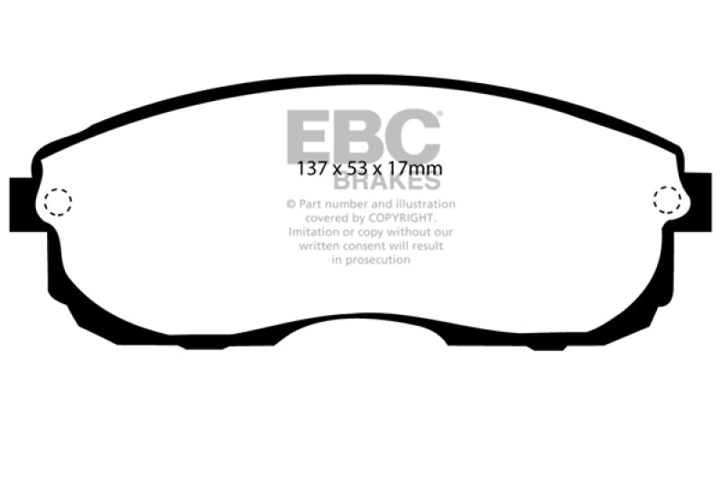 EBC Disc Brake Pad Set DP4775R Photo - Primary