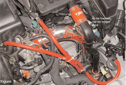 Injen Black Cold Air Intake 2000-2003 Toyota Celica GT 1.8L 4 Cyl RD2037BLK Photo - Mounted