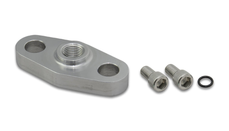 Vibrant Aluminum Turbo Oil Inlet Flange with -4AN Male for Garrett GT4708/4718 19874 Photo - Primary