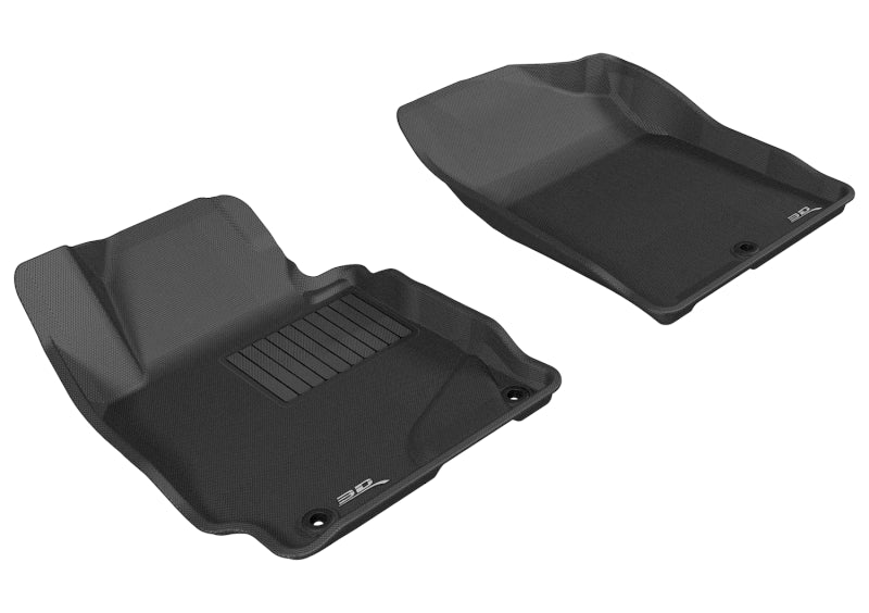 3D MAXpider 2011-2013 Hyundai Elantra Kagu 1st Row Floormat - Black L1HY02111509 L1HY02111509 Photo - Primary