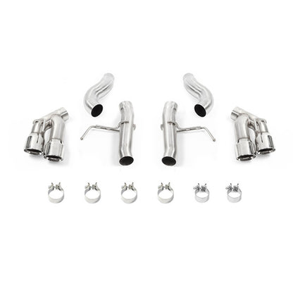 Mishimoto 2016+ Chevrolet Camaro 2.0T Quad-Tip Race Axle-Back Exhaust MMEXH-CAM4-16AQTRP Photo - Primary