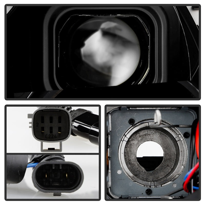 SPYDER 11-13 Dodge Durango (HID Model Only) Projector Headlights - Black PRO-YD-DDU11HIDSI-BK 5088680 5088680 Photo - Unmounted