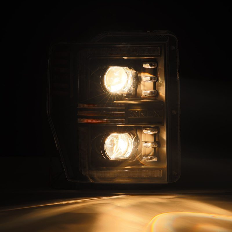 AlphaRex 08-10 Ford F250-550 PRO-Series Projector headlights Black w/Activ Light/Seq Signal 880308 880308 User 2