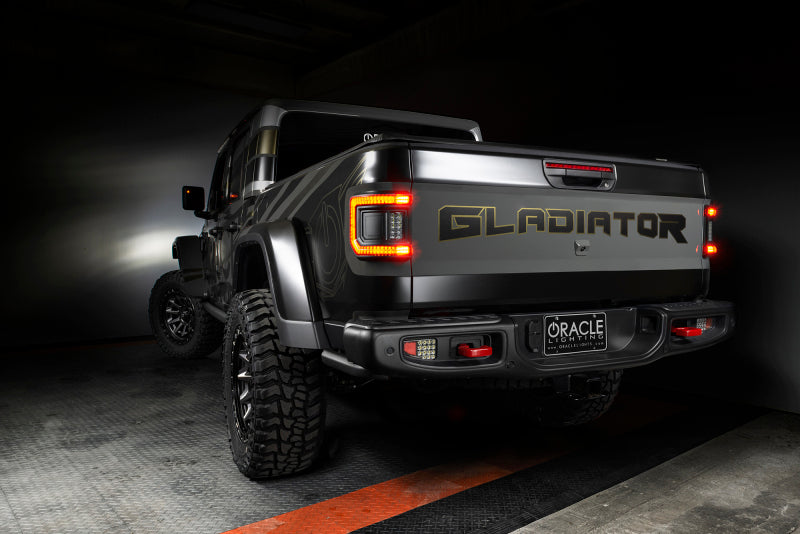 ORACLE Lighting Oracle 2020+ Jeep Gladiator JT Flush Mount LED Tail Lights -  Tinted Lens 5882-504-T 5882-504-T Photo - lifestyle view