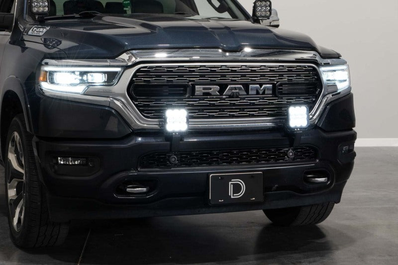 Diode Dynamics SS5 Bumper LED Pod Light Kit for 2019-Present Ram Sport - White Combo DD7613 DD7613 User 1