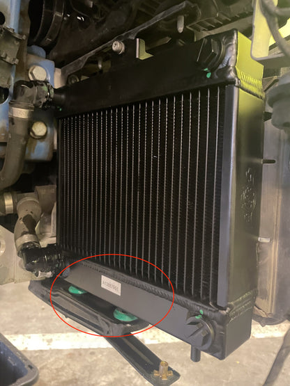 CSF BMW F8X M3/M4/M2C Auxiliary Radiators w/ Rock Guards (Sold Individually - Fits Left and Right 8258 8258 Photo - Mounted