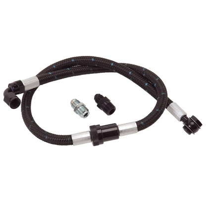 Edelbrock Fuel Hose Assembly w/Street Filter SBC Proclassic Finish 8102 Photo - Primary