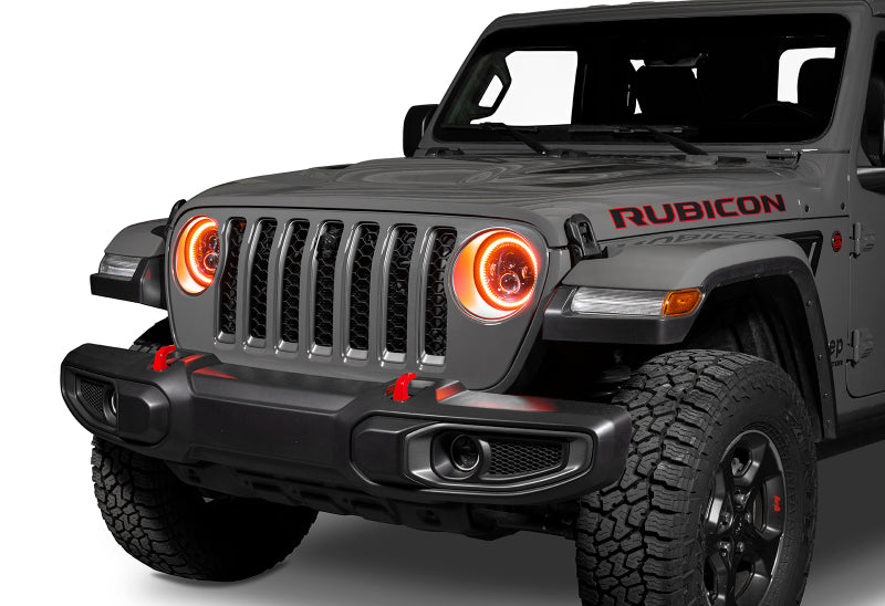 ORACLE Lighting Oracle Jeep Wrangler JL/Gladiator JT 7in. High Powered LED Headlights (Pair) - Dynamic - Dynamic 5769J-332 5769J-332 Photo - lifestyle view