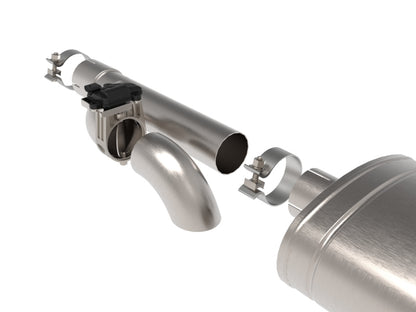 aFe 09-18 Ram 1500 V8 5.7L Hemi Gemini XV 3in 304 SS Cat-Back Exhaust w/ Polished Tips 49-32083-P 49-32083-P Photo - Close Up