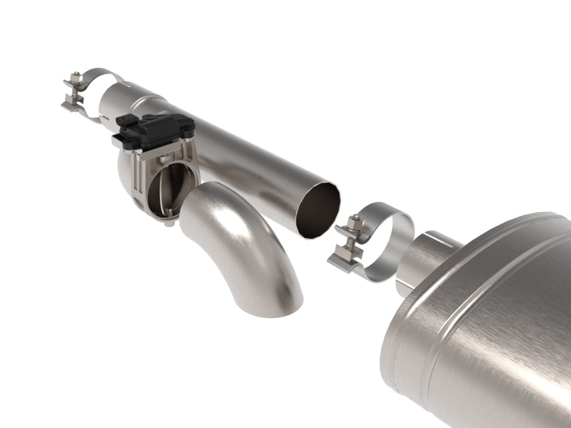 aFe 09-18 Ram 1500 V8 5.7L Hemi Gemini XV 3in 304 SS Cat-Back Exhaust w/ Black Tips 49-32083-B 49-32083-B Photo - Close Up