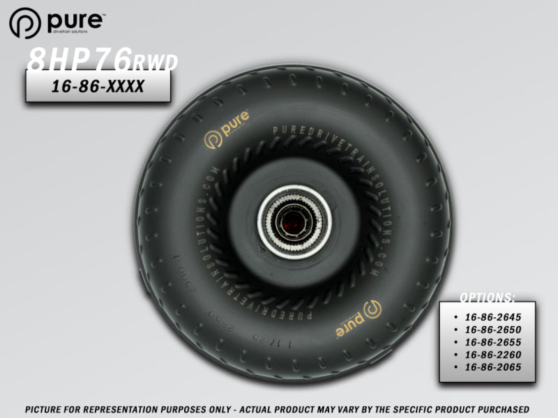 Pure Drivetrain Solutions PDS Billet Race Torque Converter Drivetrain Torque Converters main image