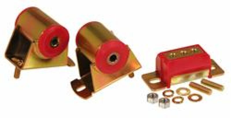 Prothane Jeep Motor & Trans Mount Kit - Red 1-1906 1-1906 User 1