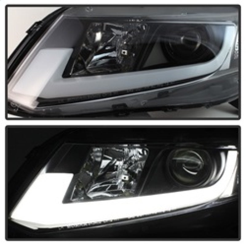 Spyder Honda Civic 2012-2014 Projector Headlights - Light Bar DRL Black PRO-YD-HC12-DRL-BK 5076519 5076519 Photo - Unmounted