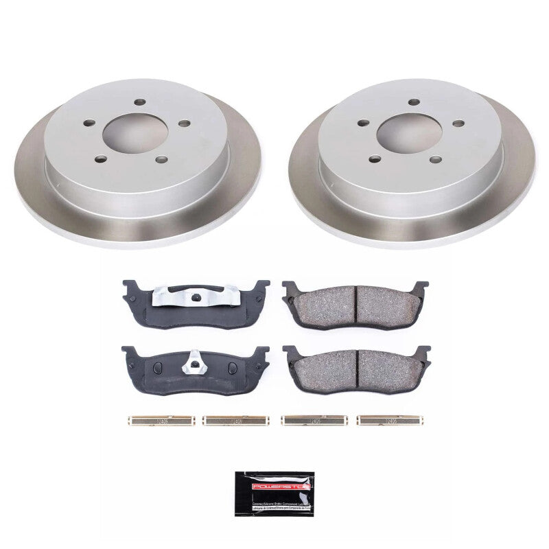 PowerStop Power Stop 00-02 Lincoln Navigator Rear Semi-Coated Rotor Kit SC1913 SC1913 Photo - Primary
