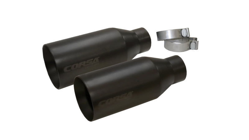 Corsa 2017 Ford F-150 Raptor 3in Inlet / 5in Outlet Black Cerakote Tip Kit (For Corsa Exhaust Only) 14051BPC 14051BPC Photo - Primary