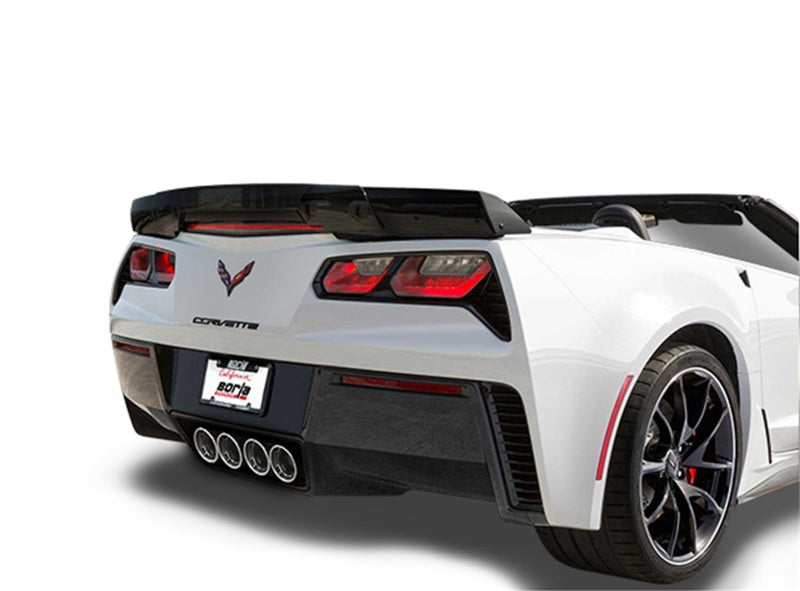 Borla 15 Chevy Corvette C7 ZO6 6.2L w/o AFM w/ NPP ATAK Quad RD RL AC Tips Center Rear Exit Exh 11905 11905 User 2