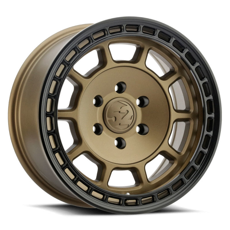 fifteen52 Traverse Hd Block Bronze (Matte Bronze/Satin Black Ring) Wheel 17x8.5 0 6x139.7 RHDBB-178569-00 Photo - Primary