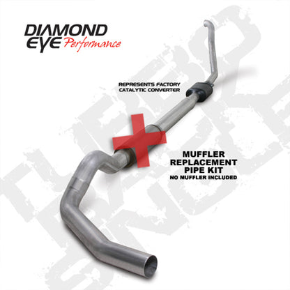 Diamond Eye Performance Diamond Eye KIT 5in TB MFLR RPLCMENT PIPE SGL ALUM 94-97 5 7 3L F250/F350 PWRSTROKE NFS W CARB STDS K5314A-RP K5314A-RP Photo - Primary