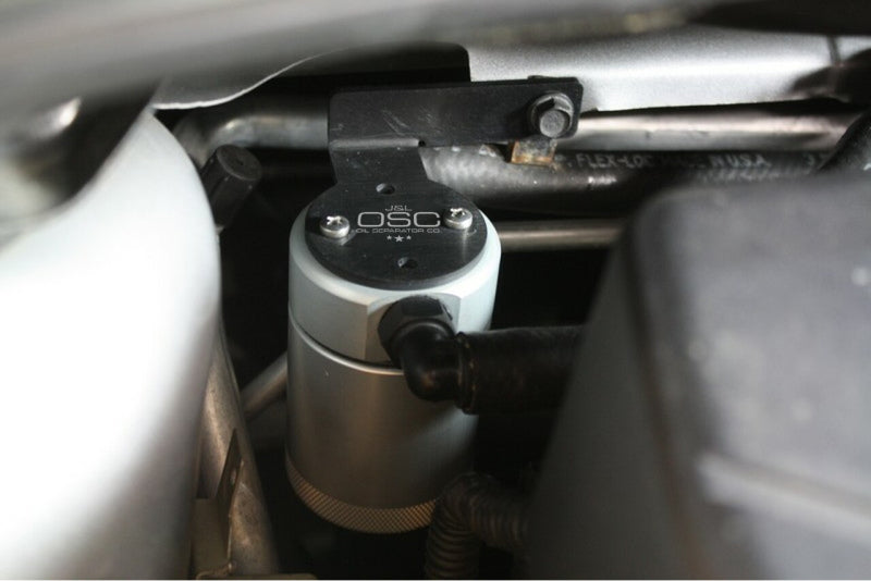 J&L 13-14 Ford Focus ST Rear Oil Separator 3.0 - Clear Anodized 3021R-C 3021R-C Photo - Primary