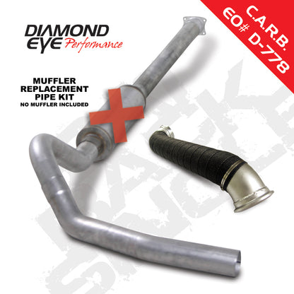 Diamond Eye Performance Diamond Eye KIT 4in CB MRP SGL w/ TDP AL 04-05 Chevy/GMC 6.6L Duramax 2500/3500 K4120A-RP K4120A-RP Photo - Primary