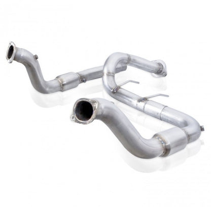 Stainless Works 2017 F-150 Raptor 3.5L 3in Downpipe High-Flow Cats Factory Connection FTR17DPCAT FTR17DPCAT Photo - out of package