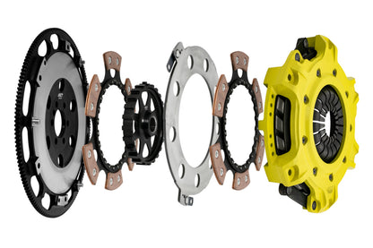 ACT Chevy Camaro/Corvette LS1/LS2/LS3/LS6/LS7 Mod-Twin 10.5 XT Rigid Disc Race Clutch Kit T2R-G13 T2R-G13 Photo - Primary