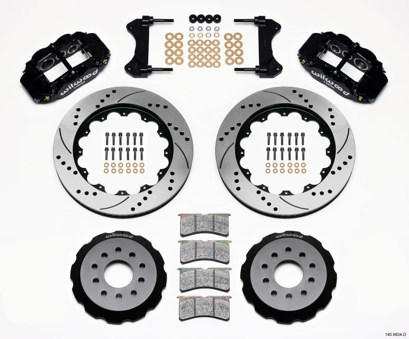 Wilwood Narrow Superlite 6R Front Hat Kit 14.00in Drilled 98-02 Camaro/Firebird 140-9834-D 140-9834-D Photo - Primary