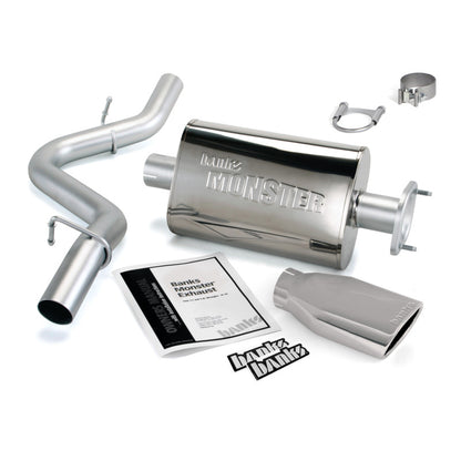 Banks Power 04-06 Jeep 4.0L Wrangler Monster Exhaust System - SS Single Exhaust w/ 51314 Photo - Primary