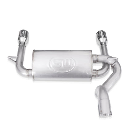 Stainless Works 2018+ Jeep Wrangler JL 304SS Factory Connect 2.5in Axle Back Exhaust System JPJLAB JPJLAB Photo - Unmounted