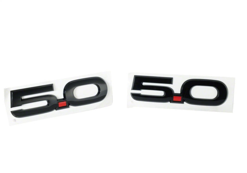 Ford Performance Parts 15-17 Ford Mustang 5.0L Fender Emblem Black M-1447-M50AB Photo - Unmounted