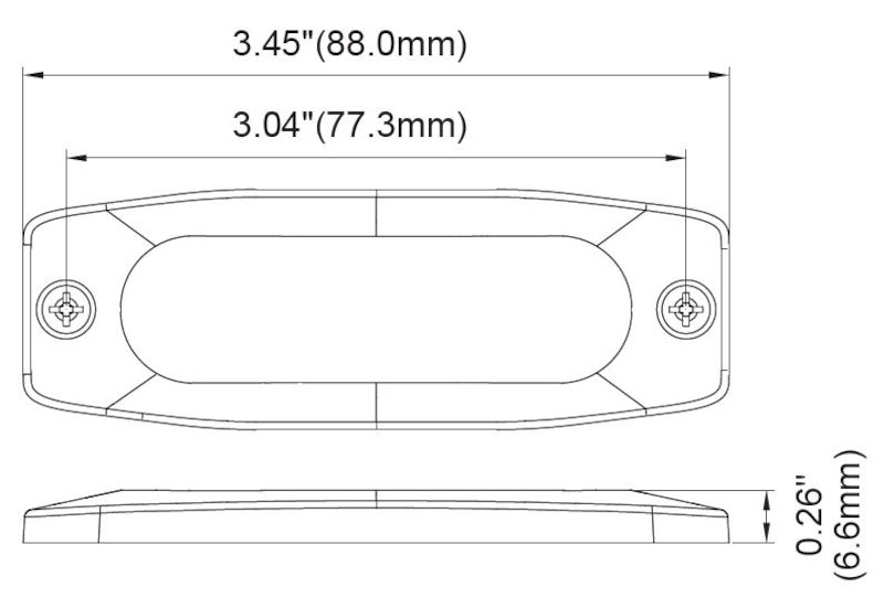 Hella L/Head Mst3 Led 12 24V White 2La H22896041 H22896041 Technical Drawing