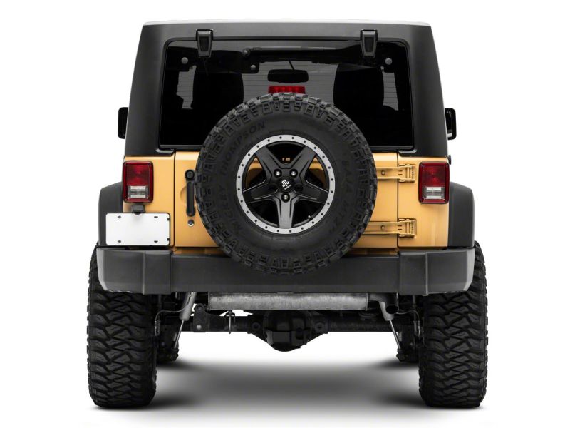Raxiom 07-18 Jeep Wrangler JK w/ Hard Top Axial Series Rear Window Glass Hinge LED Lights J153594 J153594 Photo - Close Up