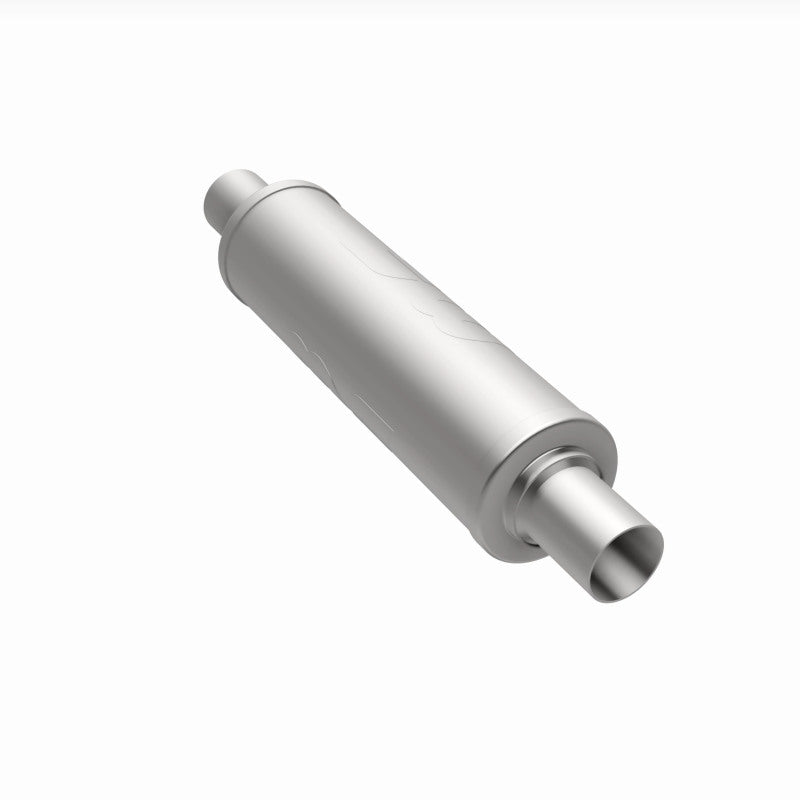 MagnaFlow 4" Round Center/Center Straight Through Performance Muffler 10414 360 Degree Image Set