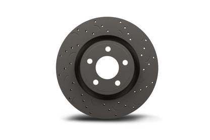 Hawk JL Wrangler Talon Cross-Drilled and Slotted Street Rear Brake Rotors HTC5400 HTC5400 Photo - Unmounted