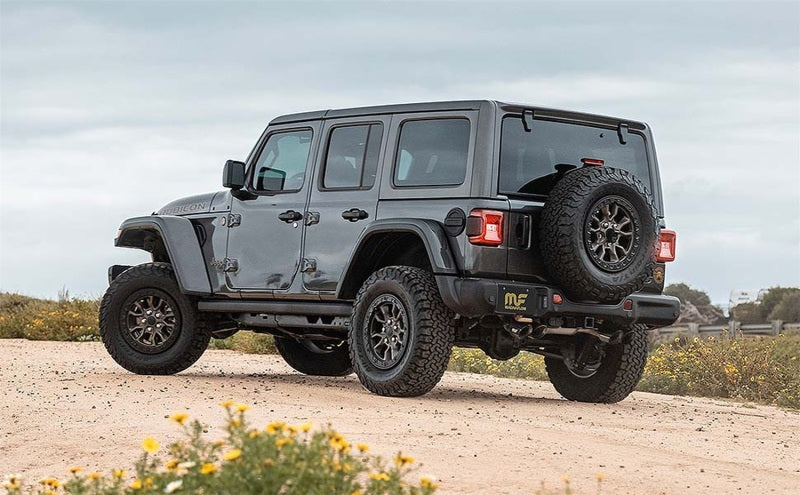 Magnaflow 21-22 Jeep Wrangler V8 6.4L Street Series Cat-Back Exhaust w/ Black Tips 19598 19598 Photo - Mounted
