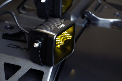 DV8 Offroad 3in Elite Series LED Amber Pod Light BE3EW40W-A BE3EW40W-A Photo - Unmounted