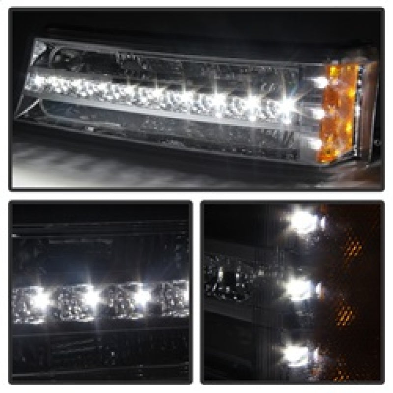 SPYDER Xtune Chevy Silverado 03-06 / Avalanche 02-06 LED Bumper Lights Chrome CBL-JH-CS03-LED-C 9027499 9027499 Photo - Unmounted