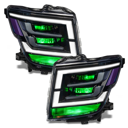ORACLE Lighting Oracle 21-22 Nissan Titan Demon Eye RGB Headlight Upgrade Kit - ColorSHIFT w/o Controller 1464-334 1464-334 Photo - out of package