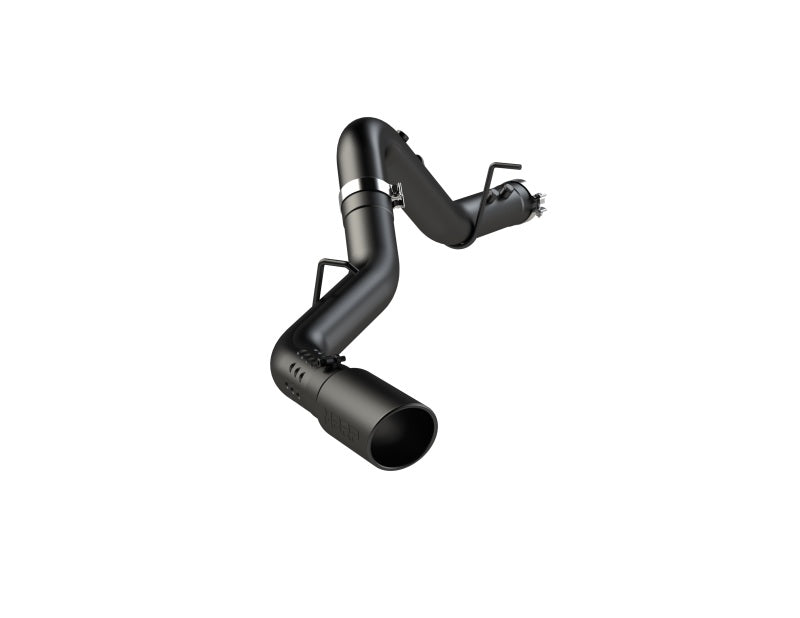 MBRP 2020+ GMC/Chevy 2500/3500 6.6L Duramax 4in Mand Bent Tubing Pro-Ser Cat Back Single Side - Blk S6059BLK S6059BLK Photo - Primary